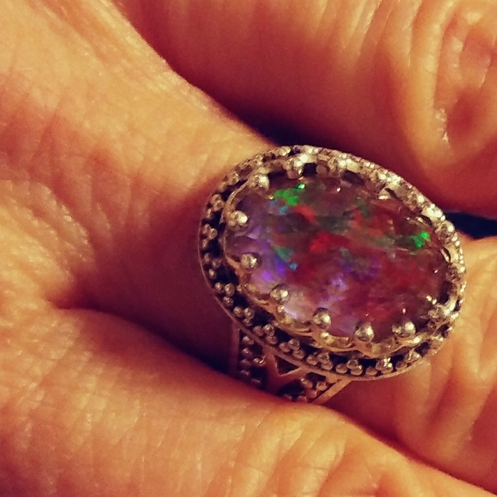 Sajen sterling silver Dragons Blood ring